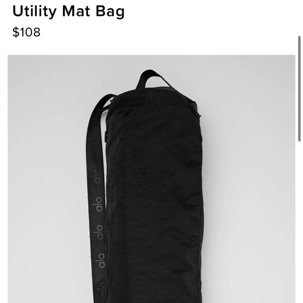 Alo Yoga Mat Utility Bag- Brand New With Tags never used